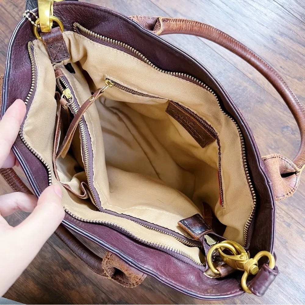 Osgoode Marley • Amelia Satchel purse crossbody bag Espresso brown leather - Image 10