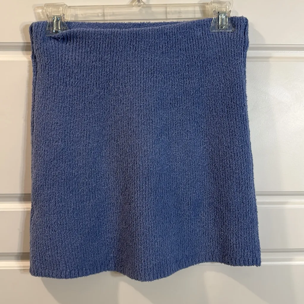 By Together Easy Going Knit Skirt in periwinkle small - Image 5
