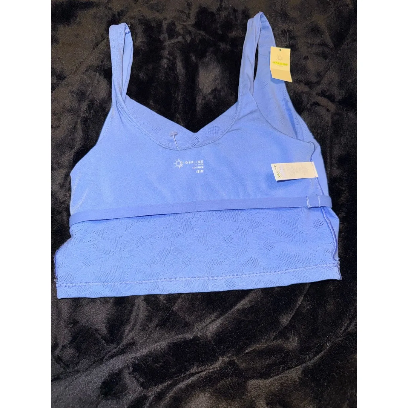 ❌Offline aerie real me baby blue padded bra XS NEW - Image 4