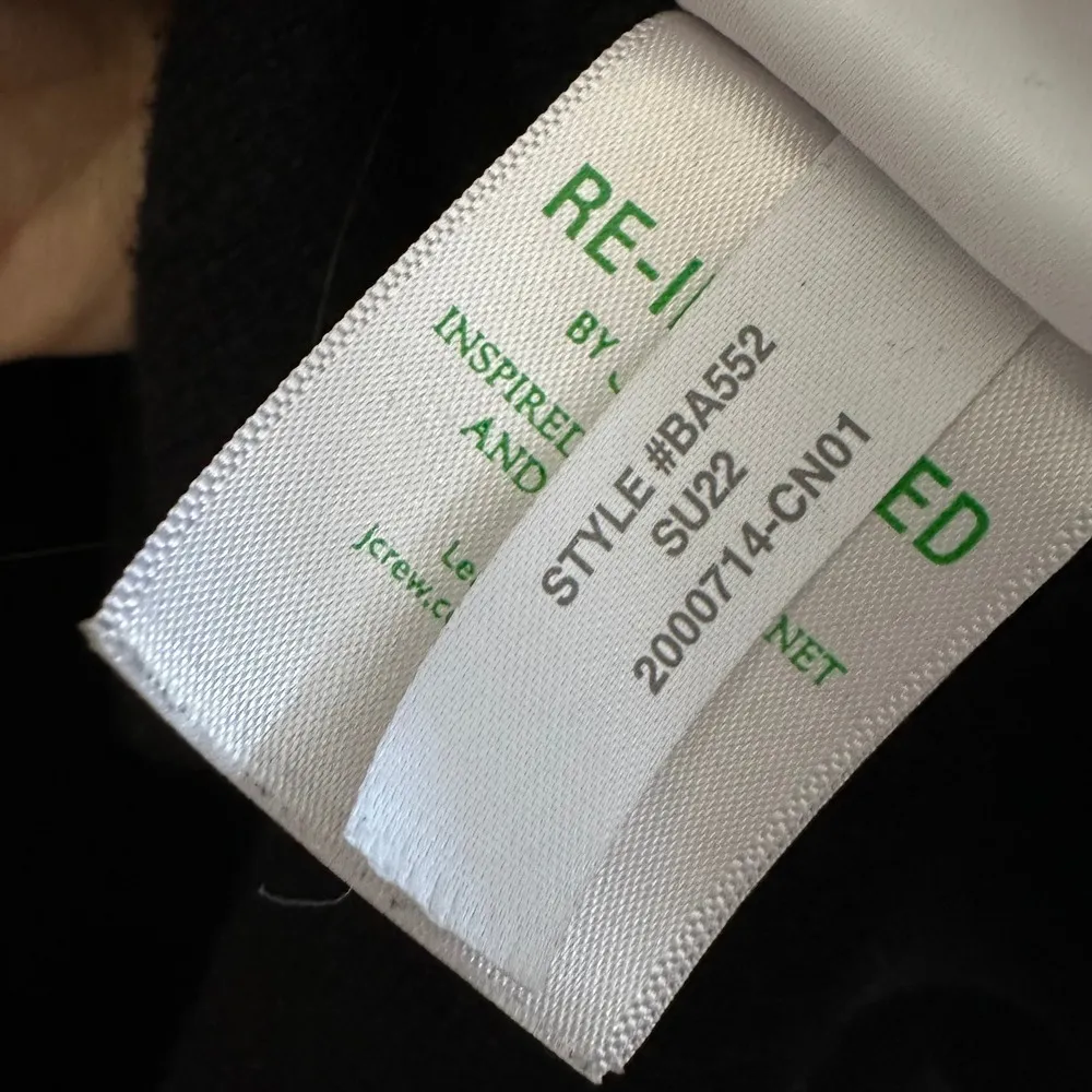 J. Crew Eloise Sweater Cardigan Blazer XL MerinoWool Blend Black Knit Open Front - Image 6