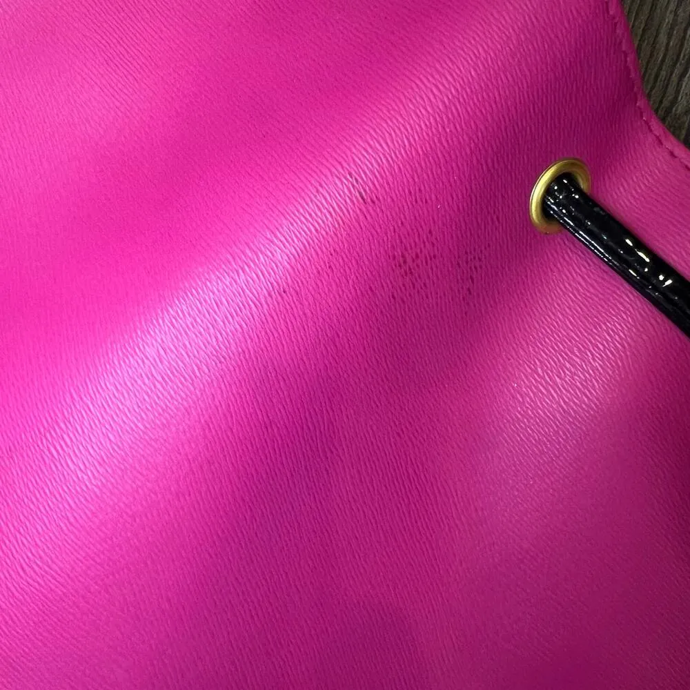 Juicy Couture Hot Pink Bucket Backpack - Image 4