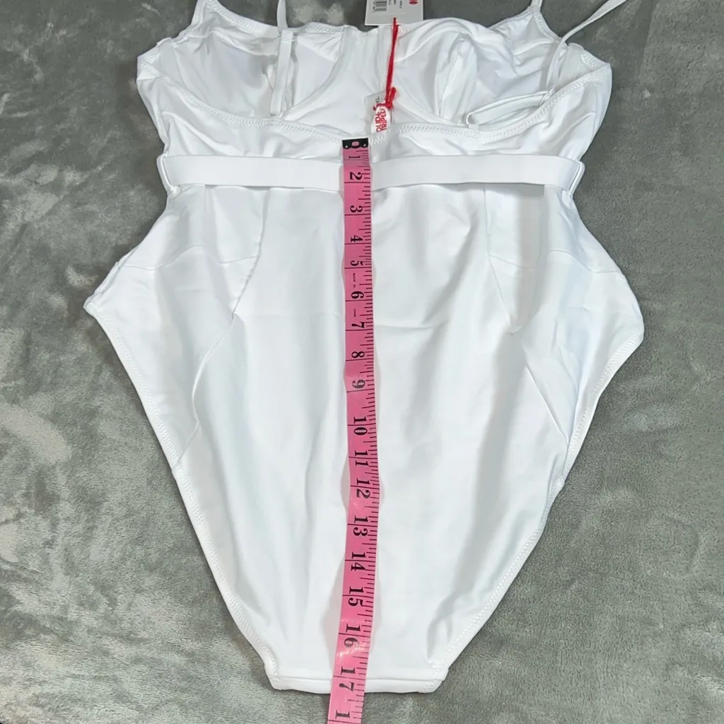 SOLID & STRIPED White One-Piece Swimsuit marshmallow.                    ordr209 - Image 11