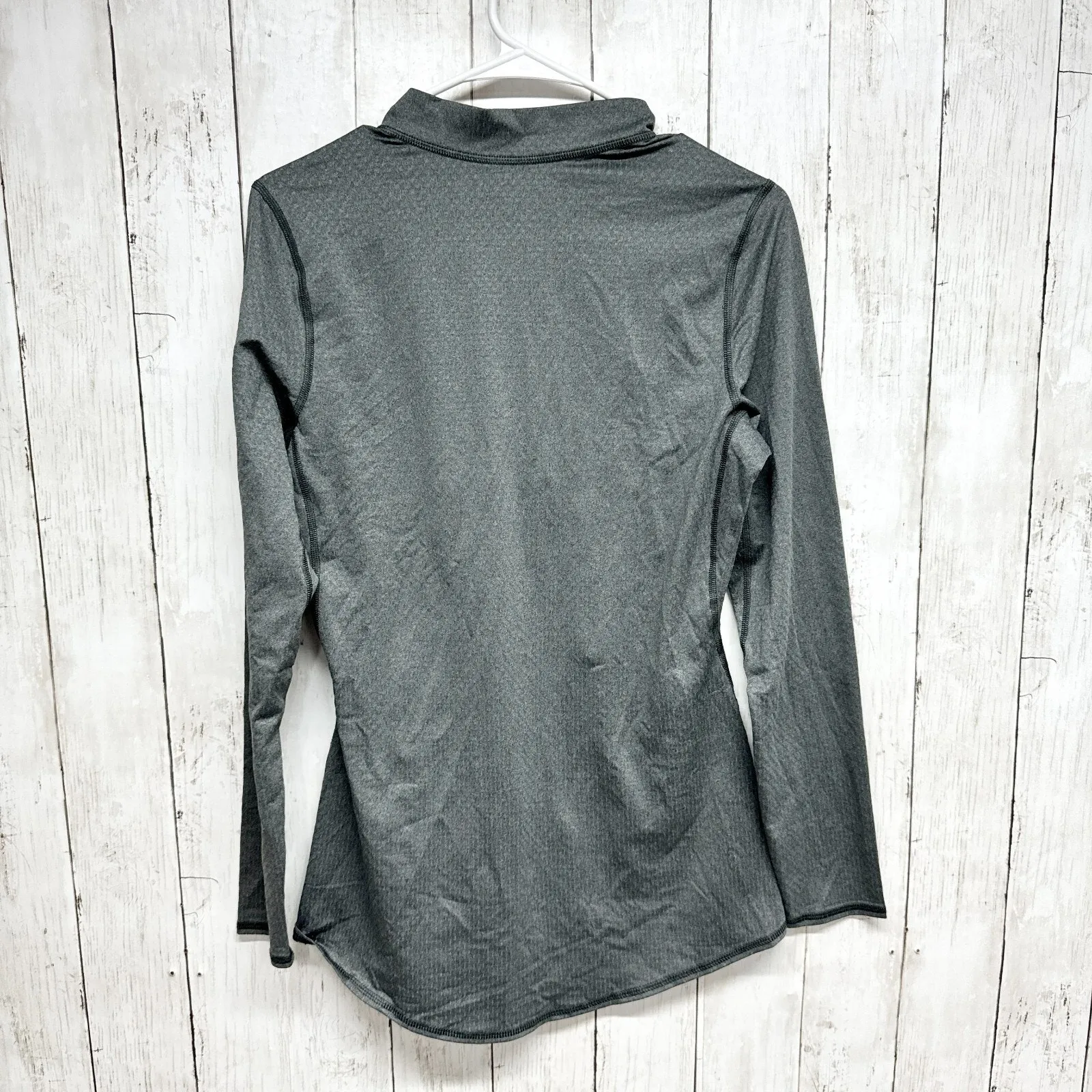 REI Coop Quarter Zip Women Size Small Long Sleeve 1/4 Zip Athletic Gray Outdoor - Image 5
