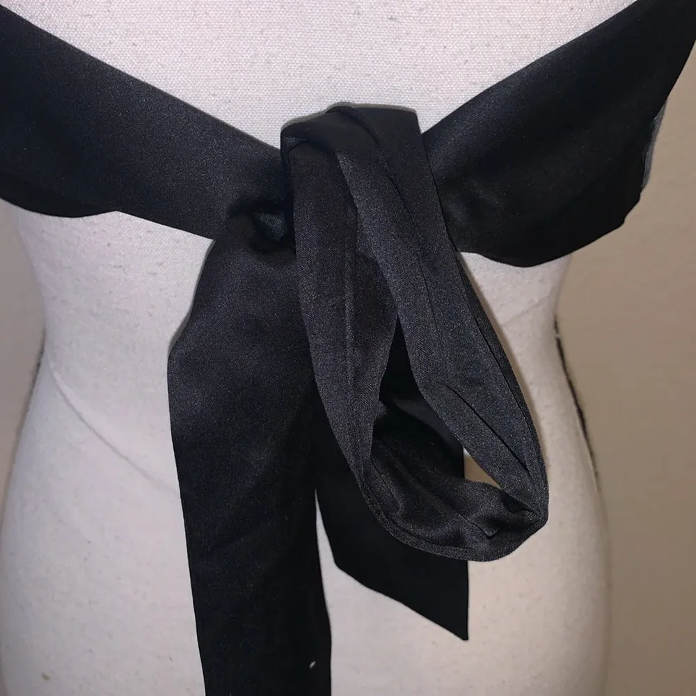 Grey Silver Sparkly Cropped Vest Gray Size M - Image 7