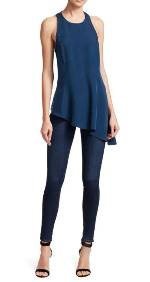 Cinq à Sept Dylan Asymmetric Peplum Top, Size M New w/Tag Retail $265 SOLD OUT! - Image 10
