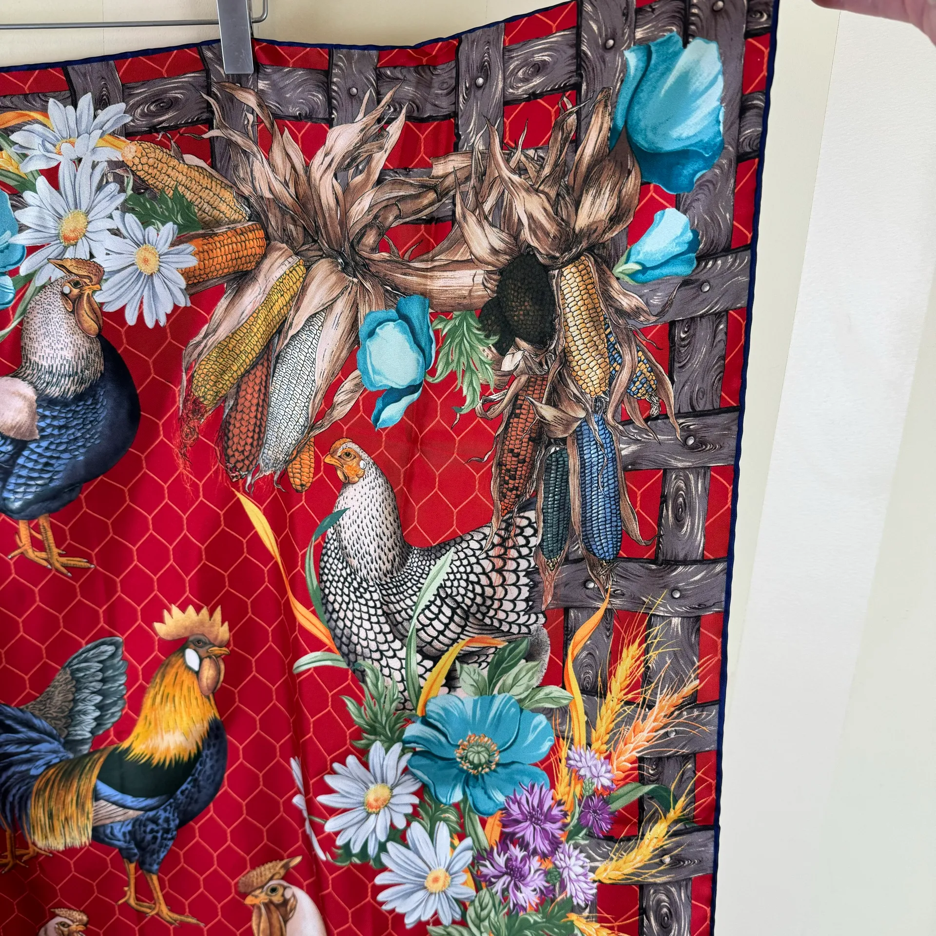 Mantero Italian Rustic Silk Twill Country Scarf Multiple - Image 2