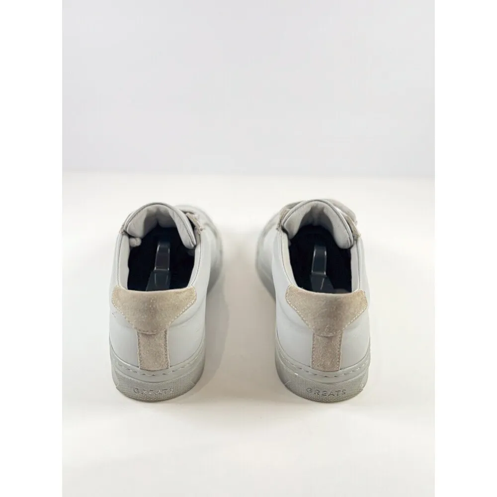 GREATS Brooklyn Sneakers Gray The Royale Leather Casual Sneaker Italian US 7 Black - Image 6