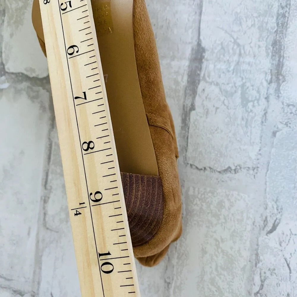 NWOB Anthropologie Silent D Tach Slouchy Suede Ankle Boots Sz 37 (6.5) Brown - Image 6