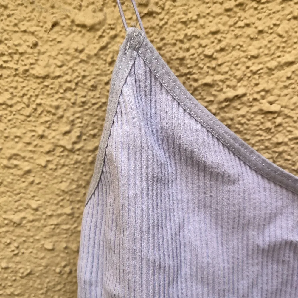 Lavender Ribbed Bungee Bodysuit - Image 4