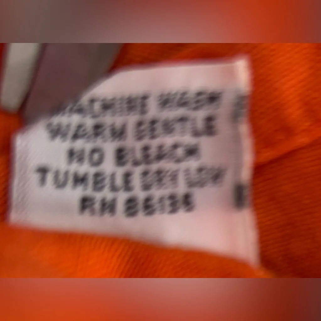 bryn Walker 3X Linen V-Neck Tunic Top in Orange - Image 5