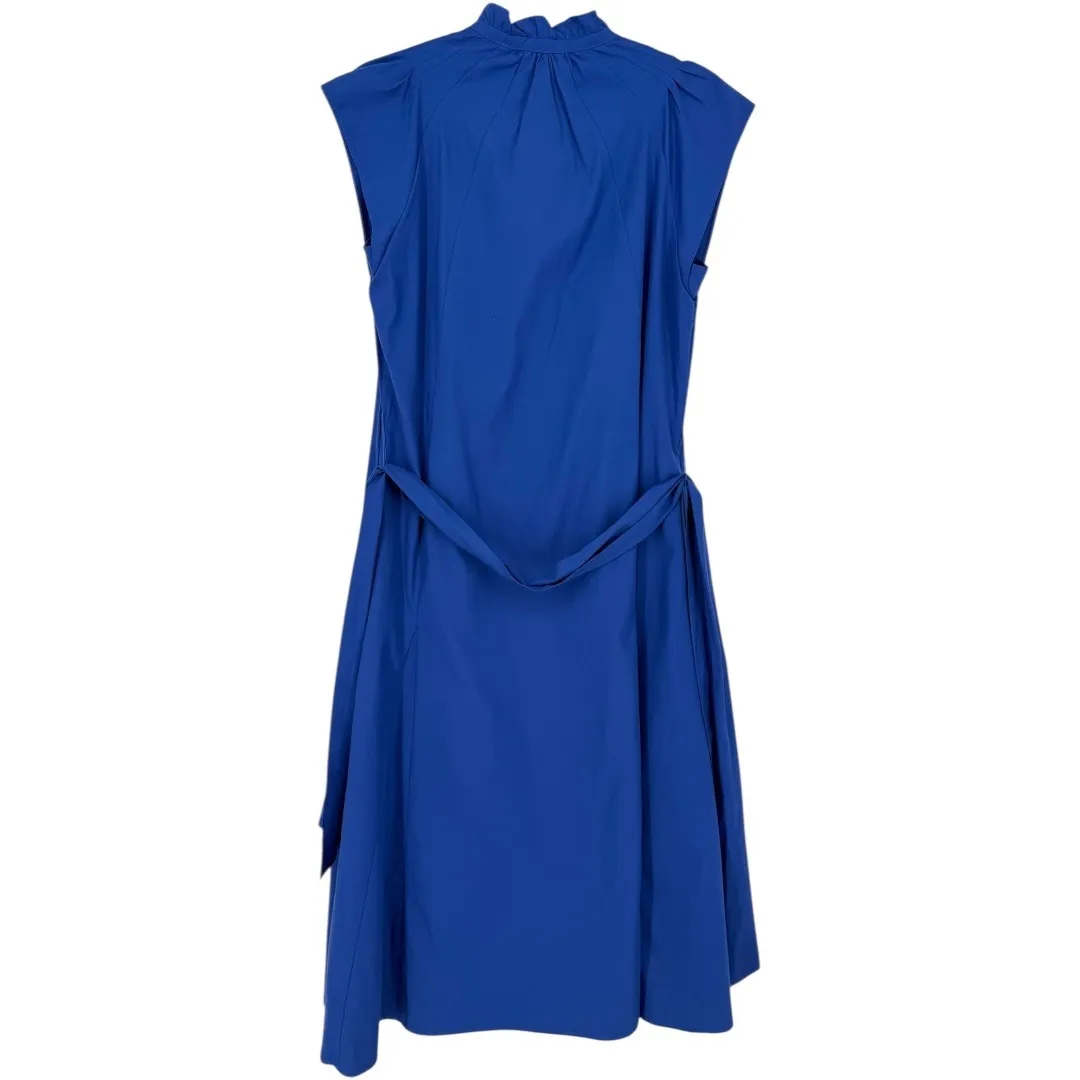 Brochu Walker Womens Newport Cap-Sleeve A-Line Midi Dress Cobalt Blue Size Small - Image 6