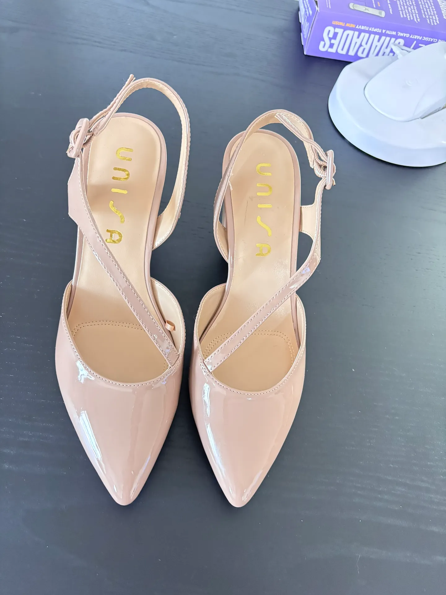 Nude Heels Tan Size 8.5 - Image 2