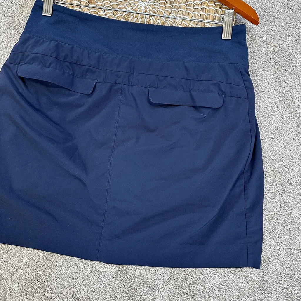 Athleta Women’s Soho Skort Skirt Pull On Mid Rise Outdoor UPF 50+ in Navy 10 - Image 8
