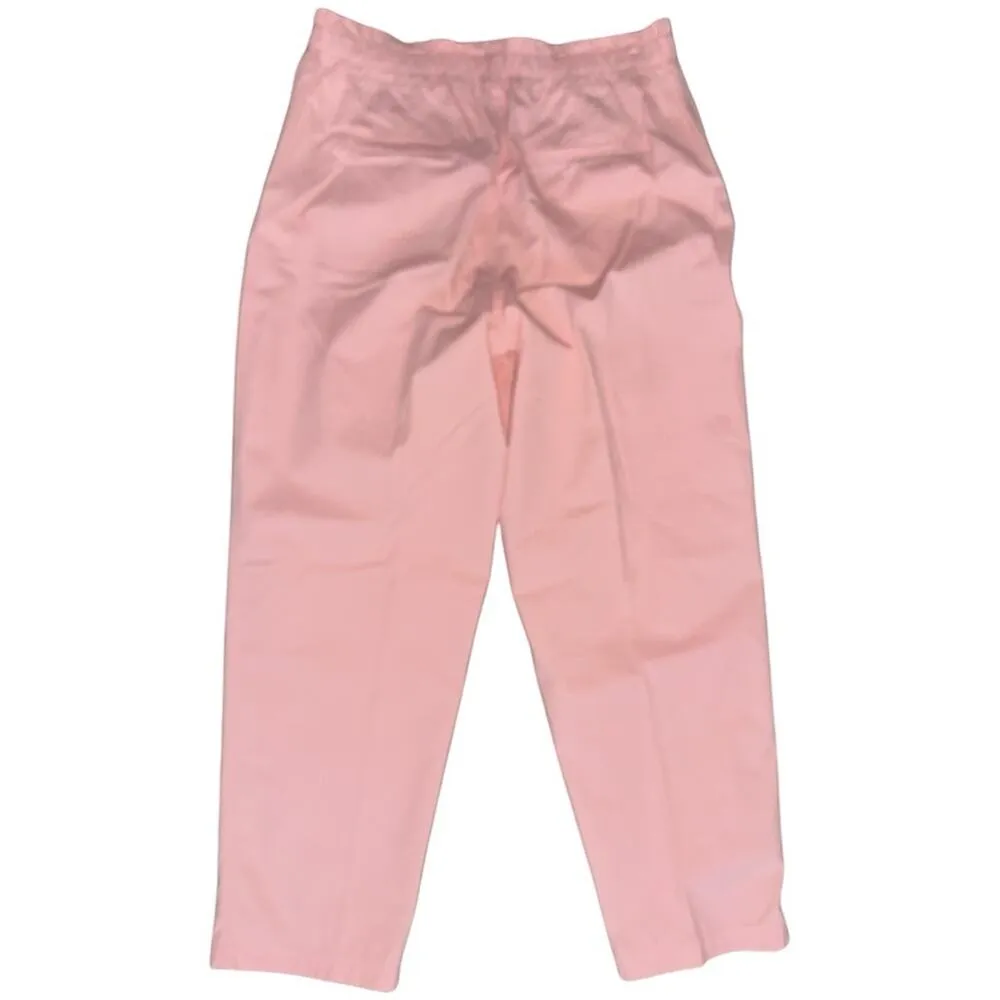 Sundance Womens Size 12 Blush Pink Lightweight Cotton Gathered Waist Junie Pants - Image 7