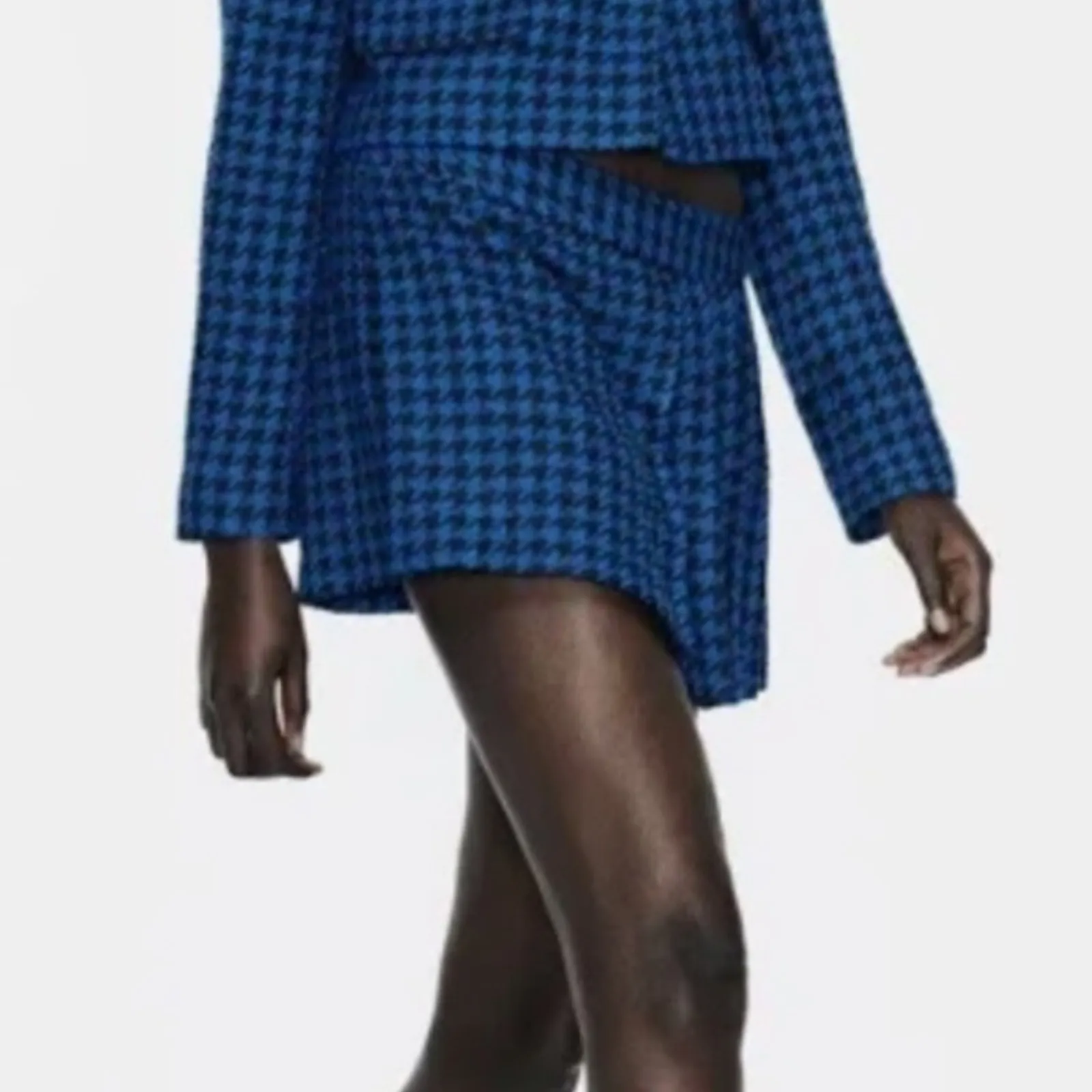 NEW ZARA Houndstooth Tweed Skort‎ XS - Image 6