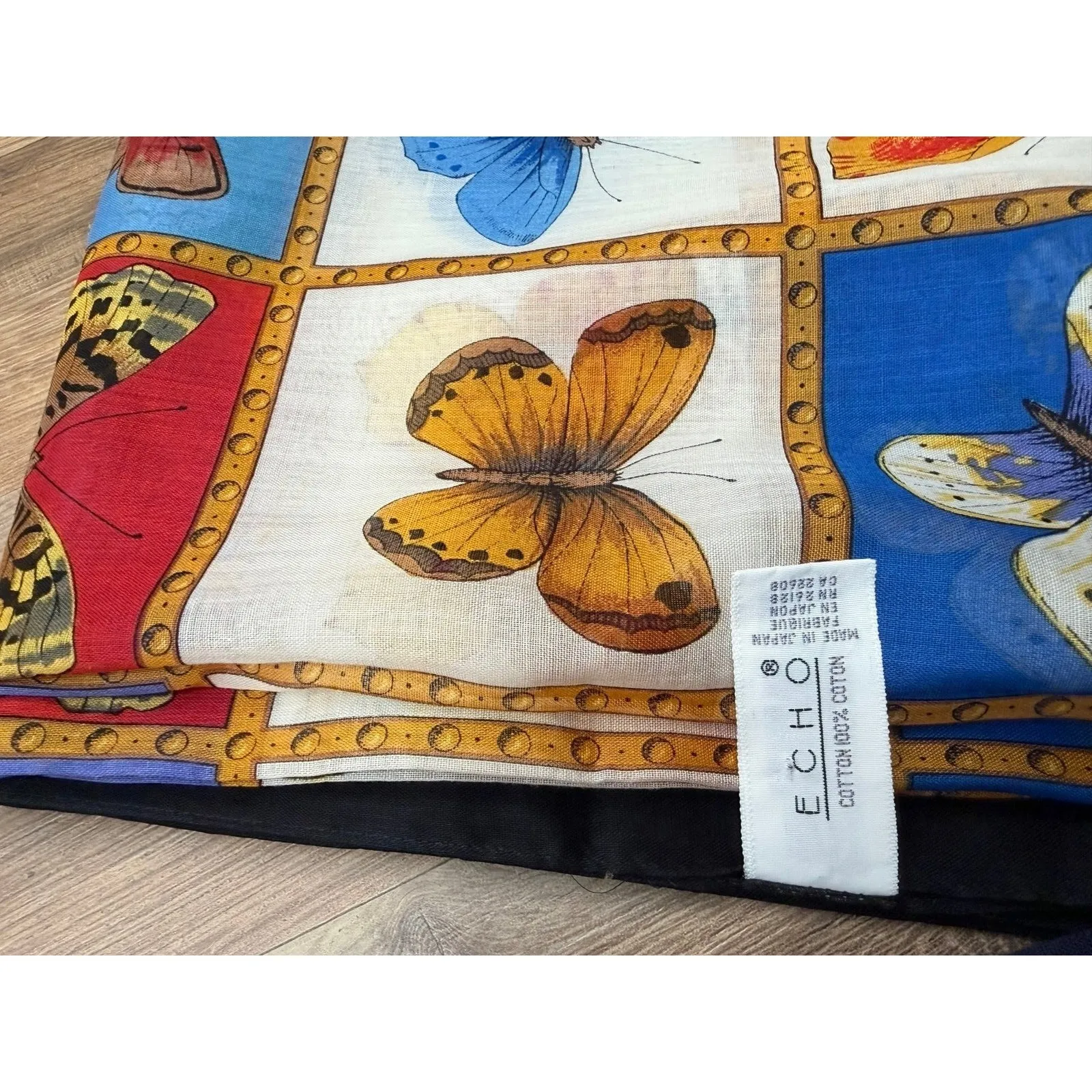 Bundle of 6 Vintage & Modern Scarves | Mixed Brands | Silk & Polyester - Image 12