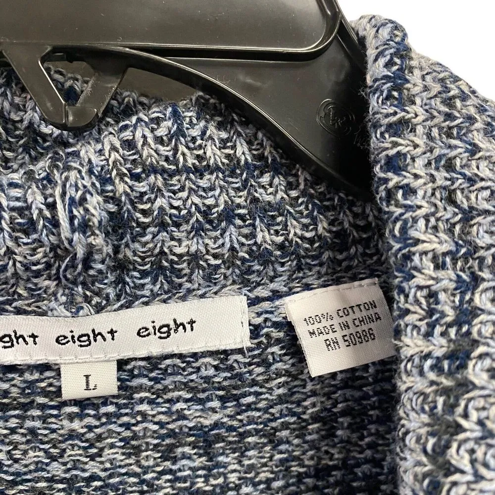 Eight Eight Eight Woman’s Sz Large Cowl Neck Tunic Length Sweater - Image 5