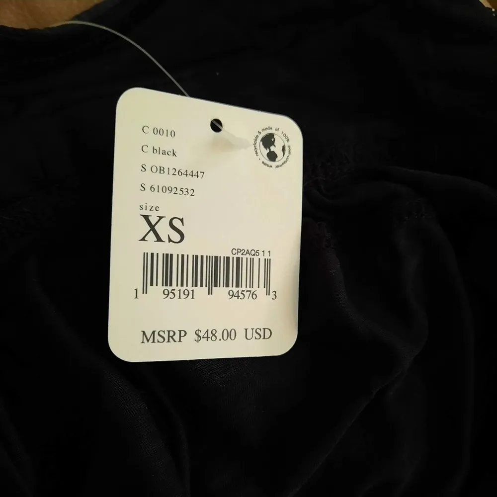 Free People Movement Catch Me Drift Tank Top Women's Ladies Size XS Black Sheer - Image 3