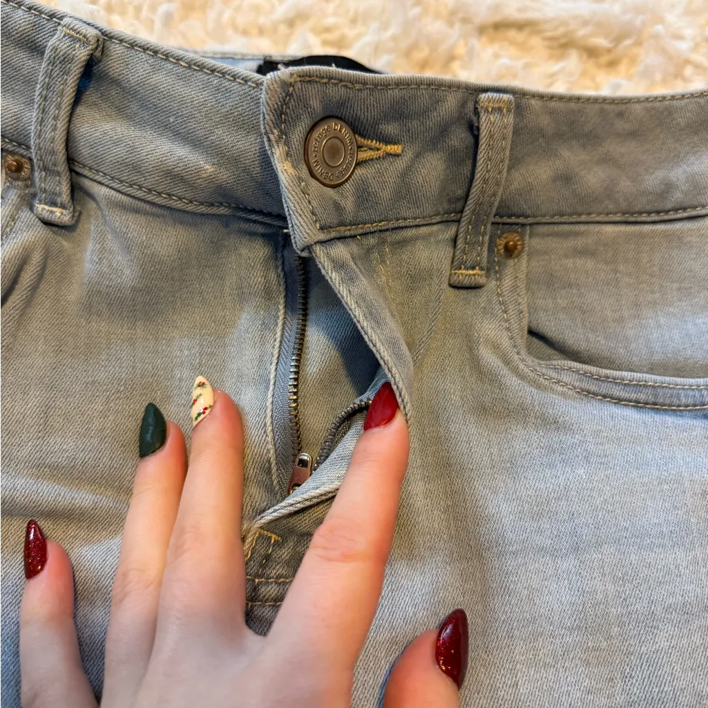 Refuge  Light Blue Denim Mini Skirt - Image 3