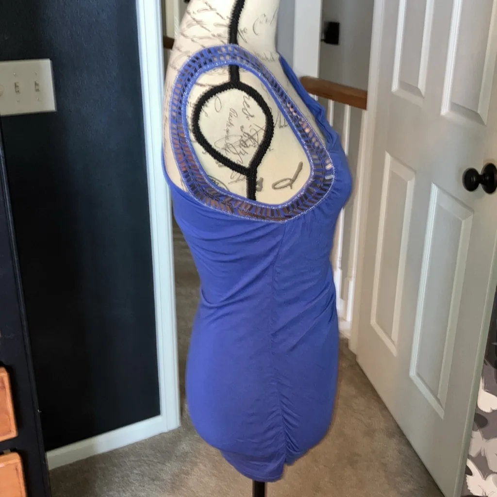 Bebe Asymmetrical Sequin Top - Image 3