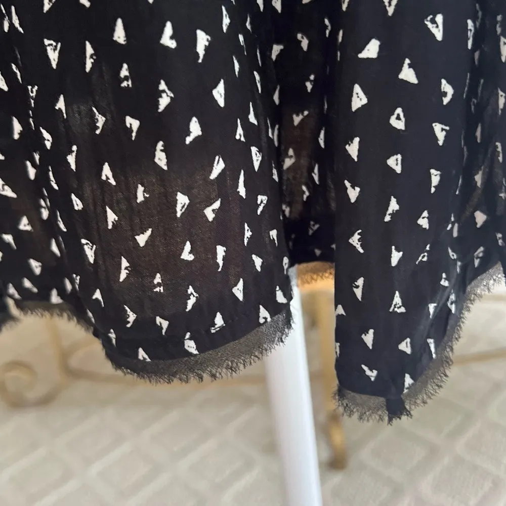 Silence + Noise Dress Polka Black Dot S (Jrs) Short Sleeve UO Mini Swing Party - Image 12