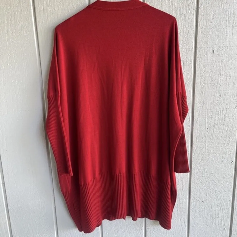 Fuzzi PierAntonio Gaspari Virgin Wool Cardigan in‎ Red Size 42 - Image 8