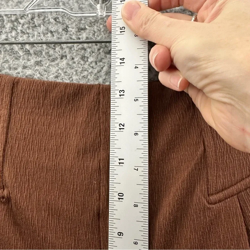 Matilda Jane Alice Textured Wide Leg‎ Pull On Pants Brown Women's Small x 20.5 - Image 13