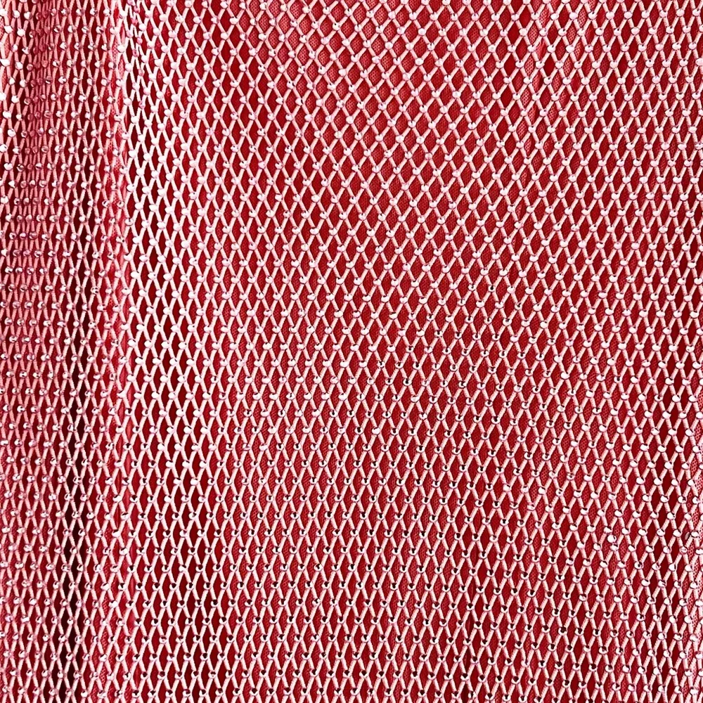 Alice + Olivia Michele Mesh Cutout Gown in Rose, Size 0 New w/Tag Retail $995 - Image 11