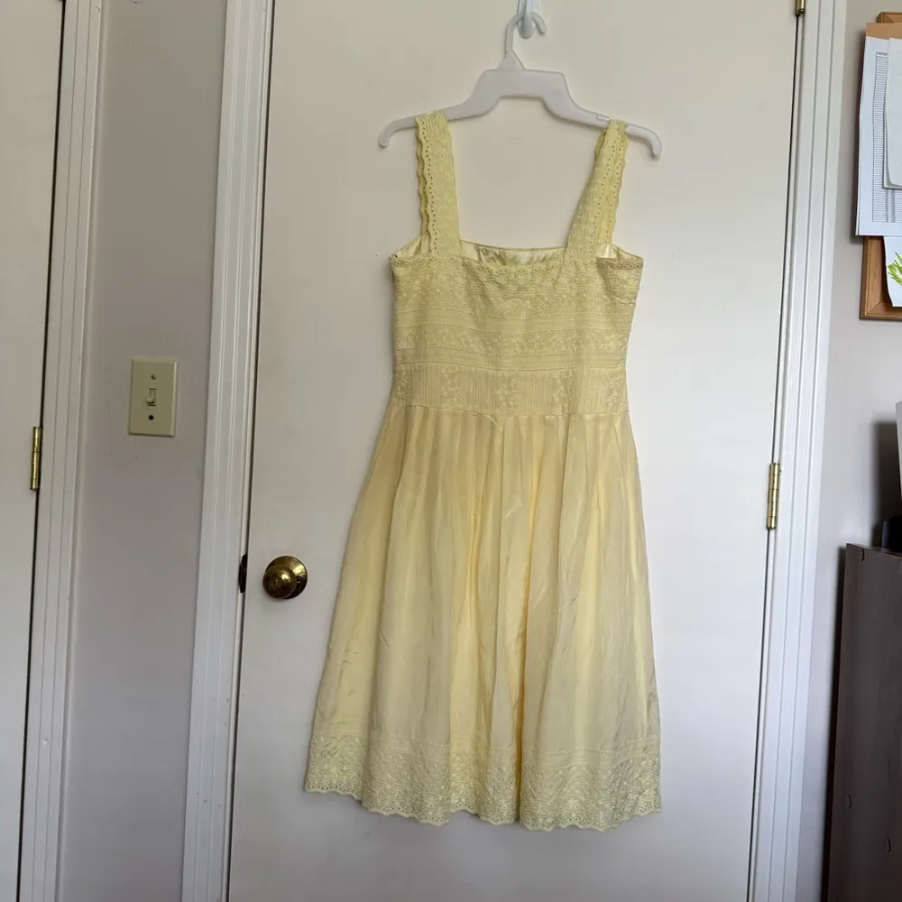 ANTONIO MELANI Yellow Lace Dress - Image 3