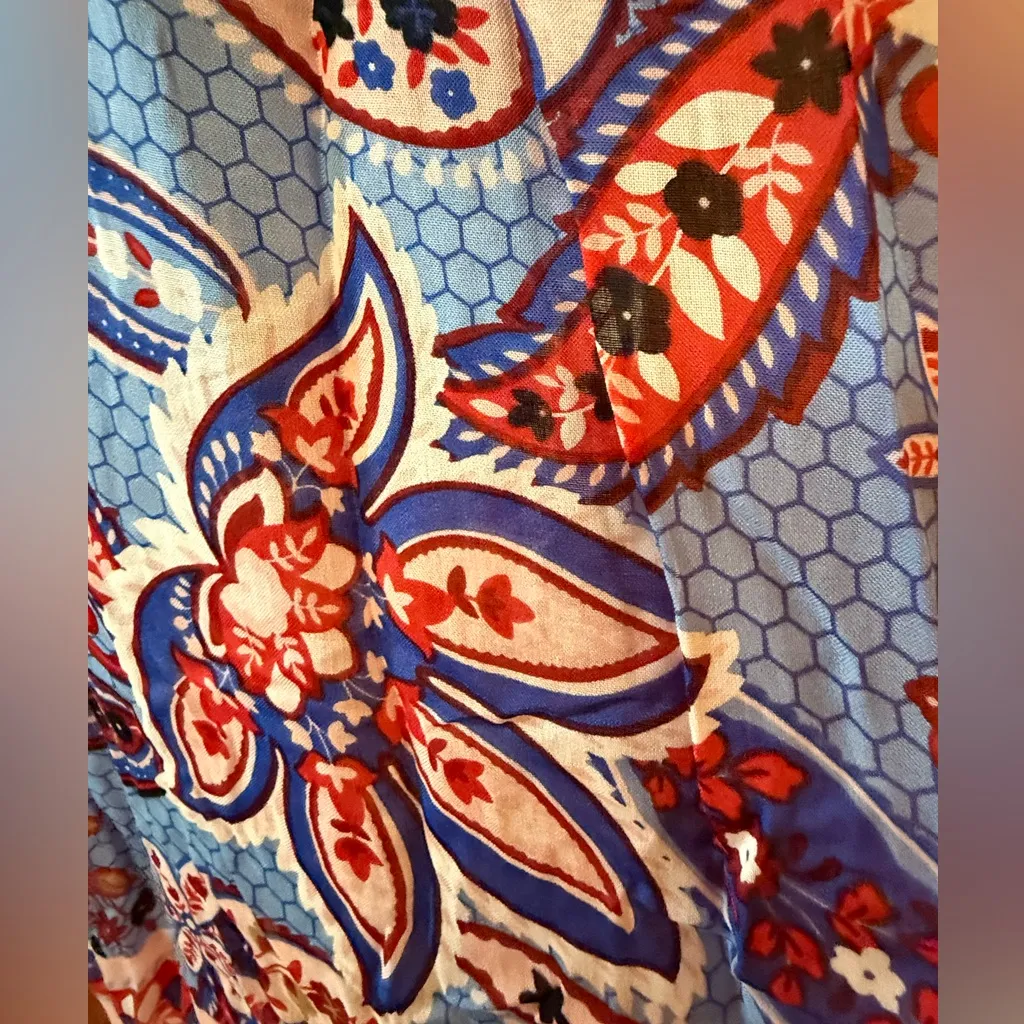 Talbots Paisley Floral All-Over Print 100% Modal Floral Travel Lightweight NWT - Image 7