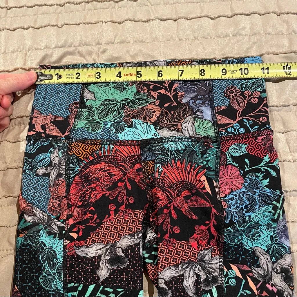 Lululemon Fast & Free 7/8 Tight II Leggings Nulux 24.5" Zen Clash Multi 2 W5ATMS - Image 10