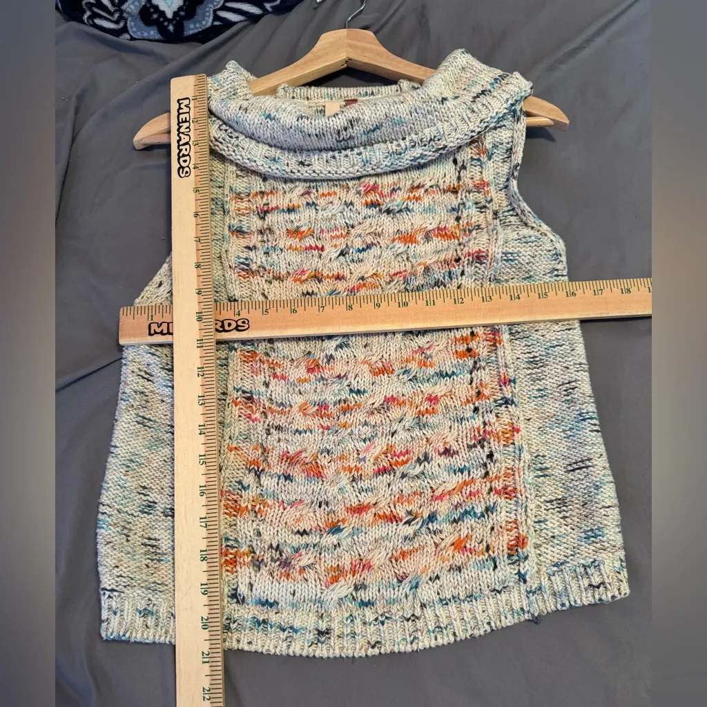 Anthropologie Pilcro The Cowlneck Sleeveless Knit Top Womens size‎ medium - Image 5