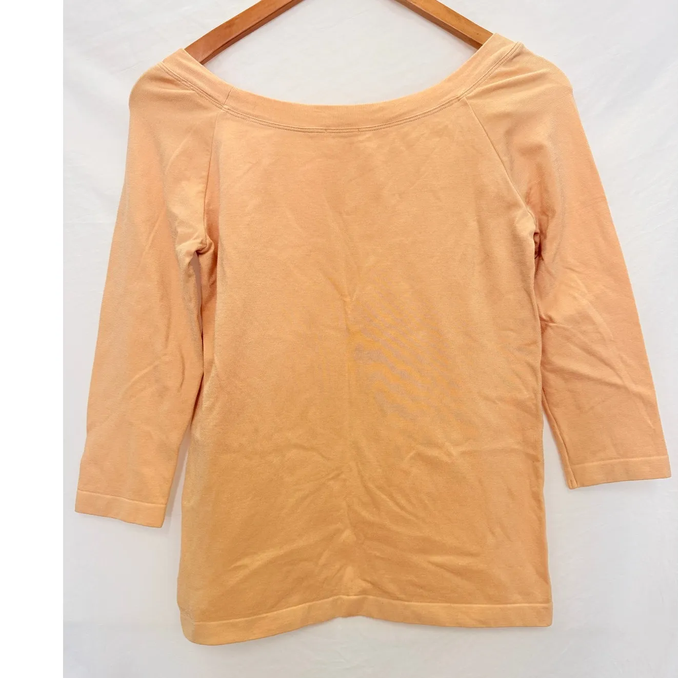 Wolford Cordoba Top Long Sleeves Large‎ Minimalist Casual Cozy Luxury Classic Pink - Image 4