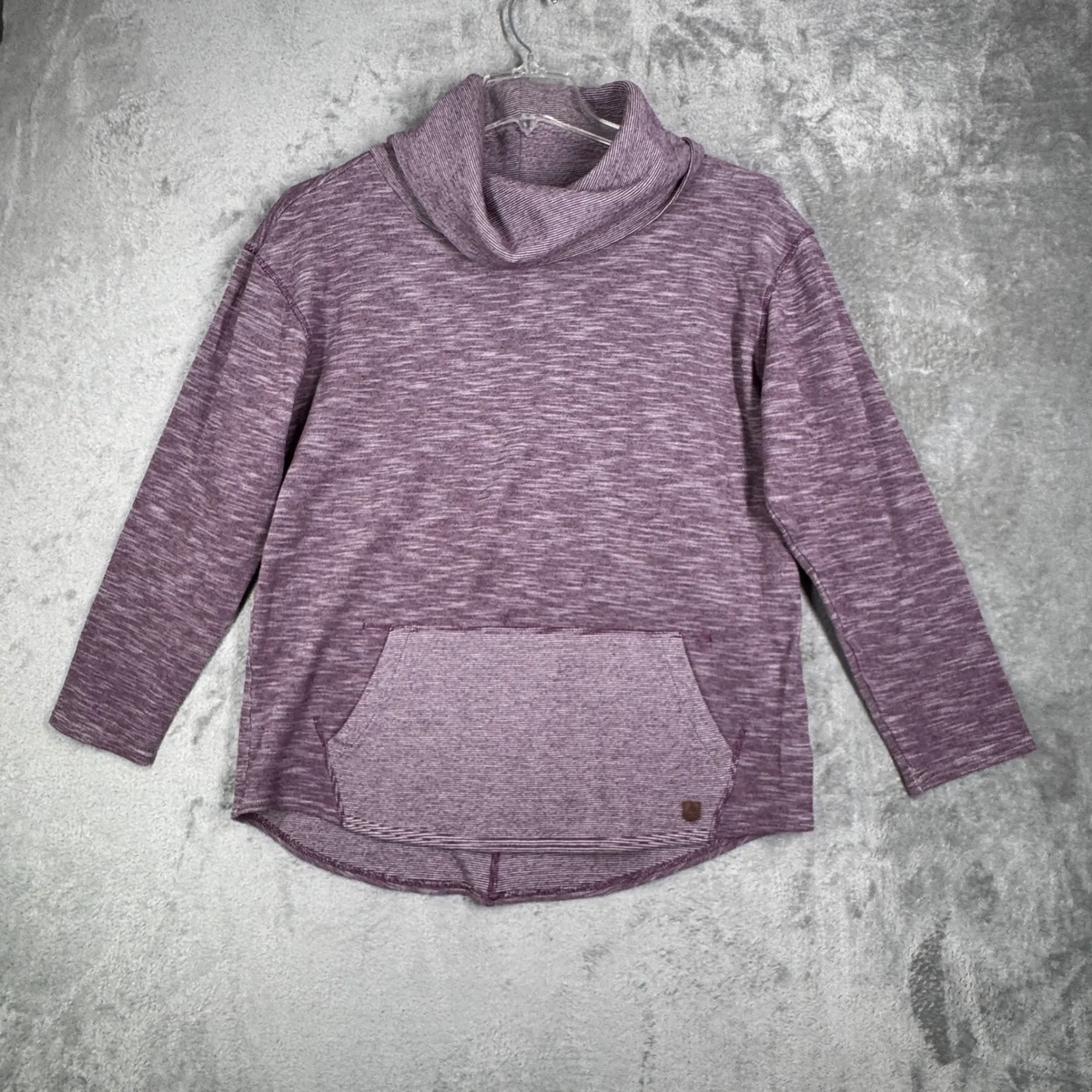 Burton Cowl Neck Sweatshirt Womens L Purple Long Sleeve Pullover Casual Outdoors - Image 2