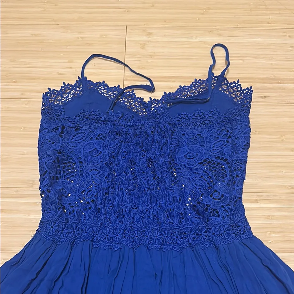 NWOT Embroidered Lace Mini Dress - Image 5