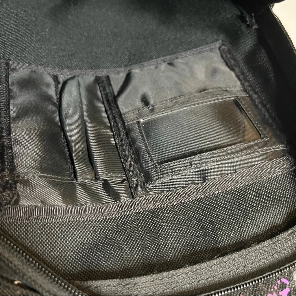 Billabong Black Colorful Palm Tree Laptop Backpack - Image 11