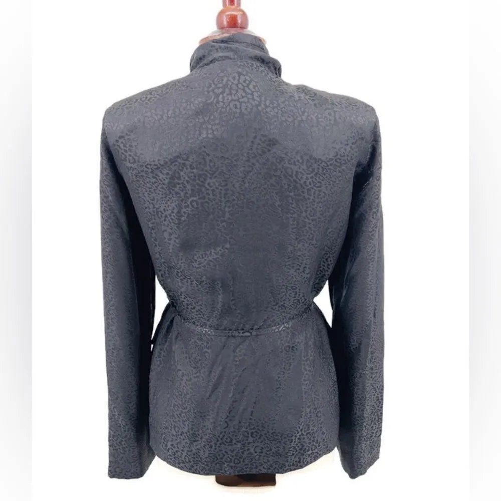 IRO  Fernel Silk Leopard‎ Print Wrap Blouse 36 (US S) - Image 2