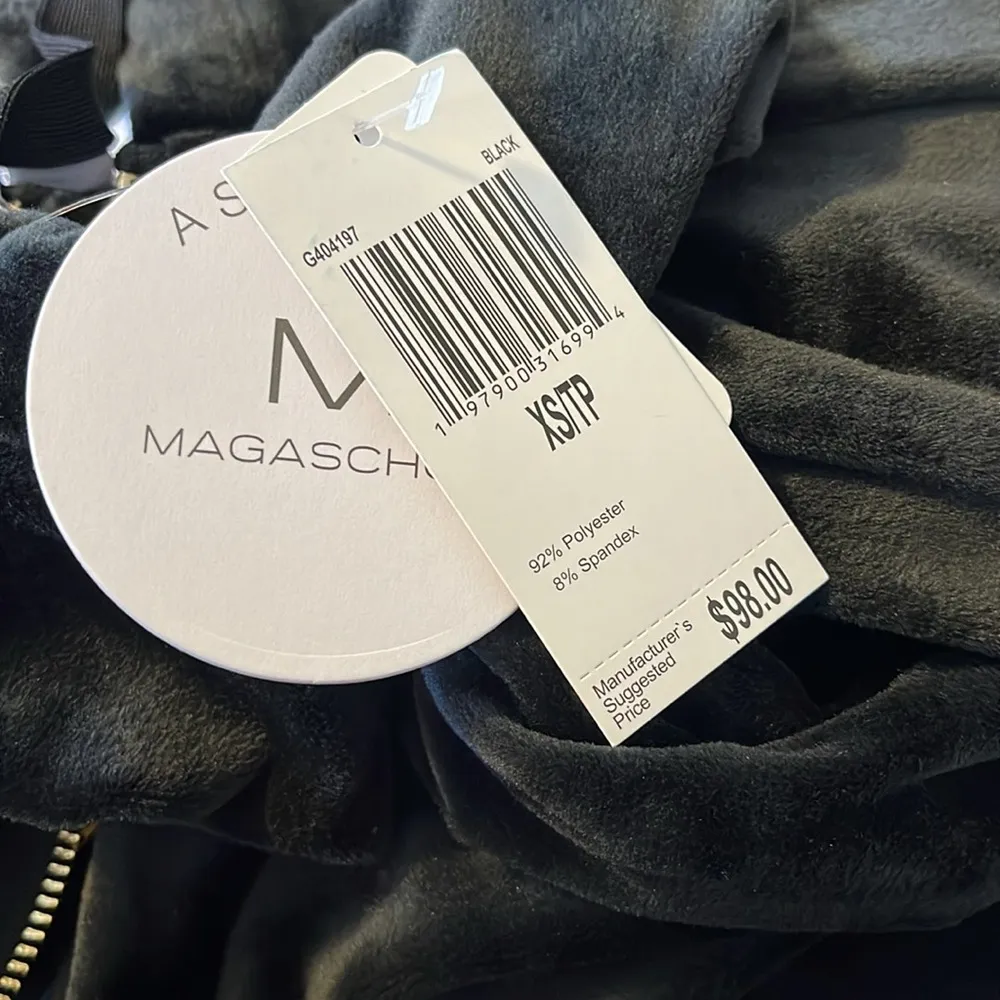 Magaschoni  Velour 2 Piece Set Tracksuit Black - Image 2