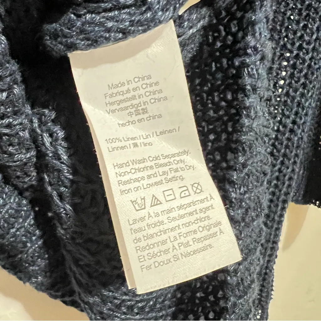 J crew linen sweater  cover up :Box 006 - Image 8