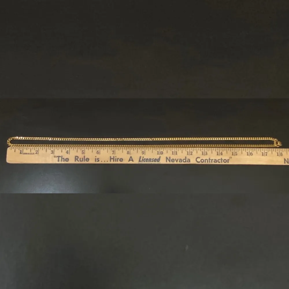 Vintage MONET Gold Plated Miami Cuban Link Vermeil 36-inch Long Necklace - Image 9