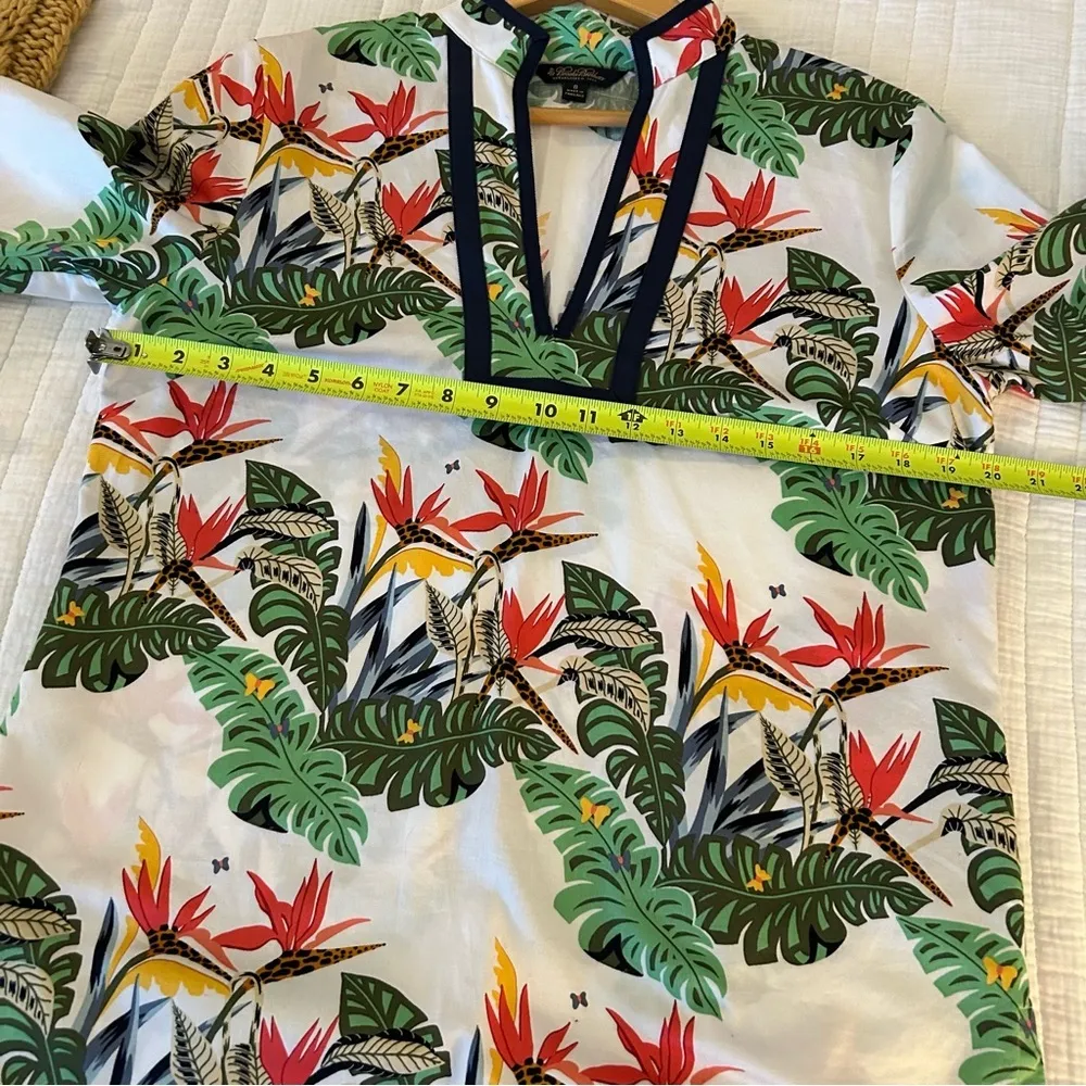 Brooks Brothers Tropical Cotton Tunic Top. Size 8. - Image 14