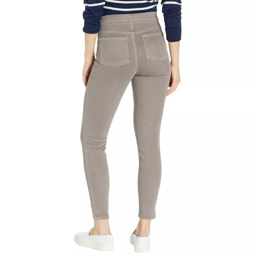 SPANX earthy taupe skinny Jean-ish Ankle leggings size small - Image 12