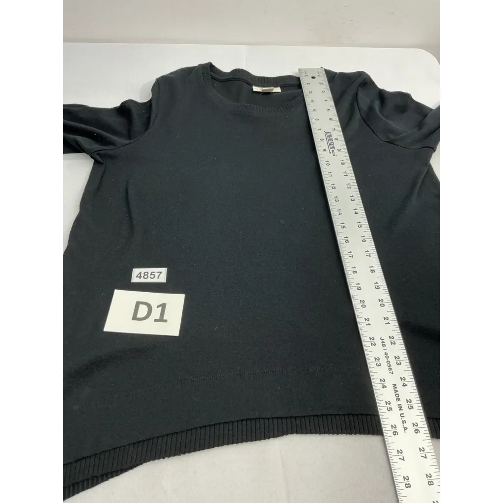 Womans Style & Co Pull Over Sweater XL Black 3/4 Sleeve Wing Bottom - Image 6