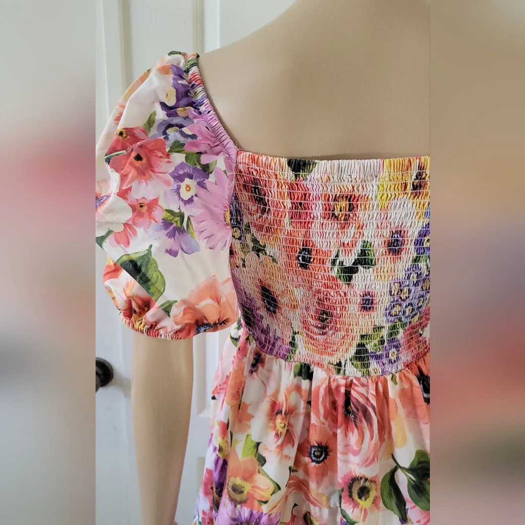 Express Spring Meadow Dress Size M - Image 5