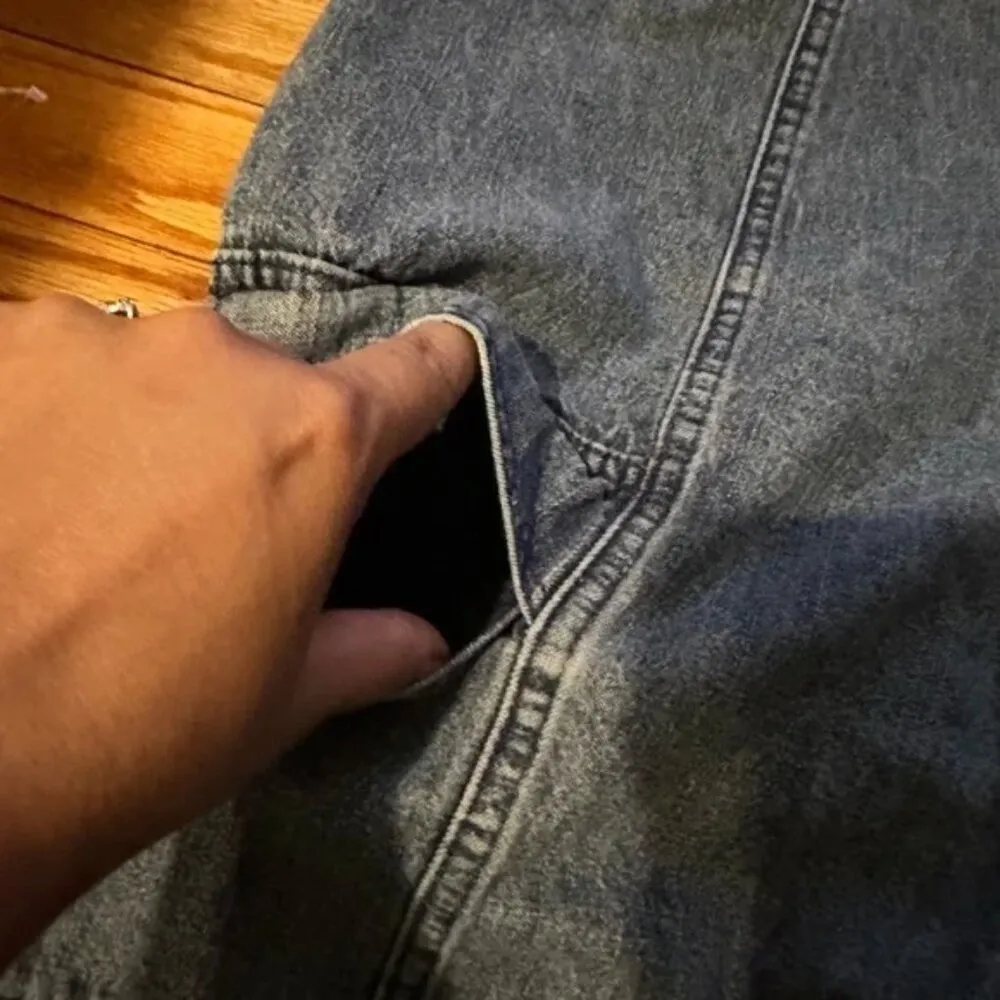 Vintage Riveted by Lee Denim Khakis Sz 14M - Image 3