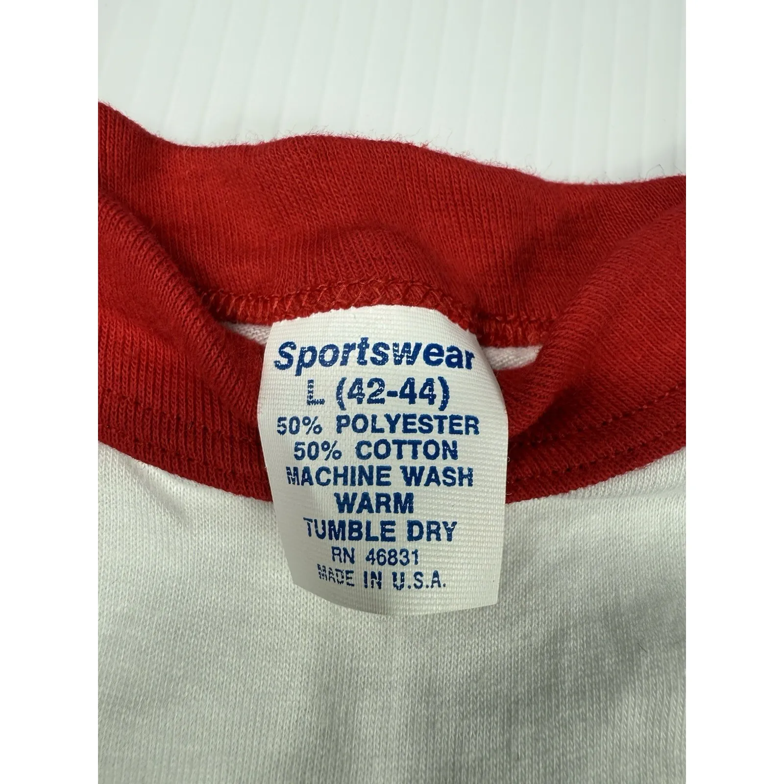 Vintage‎ BARBARA MANDRELL Tour Concert L White Red T - Image 2