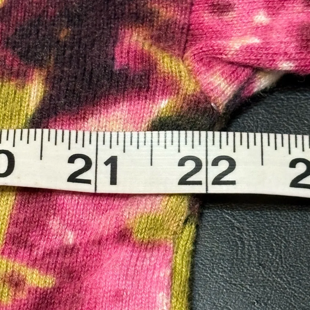 J Jill Long Sleeve All Over Floral Print Lightweight Sweater Women's Size Small Pink - Image 9