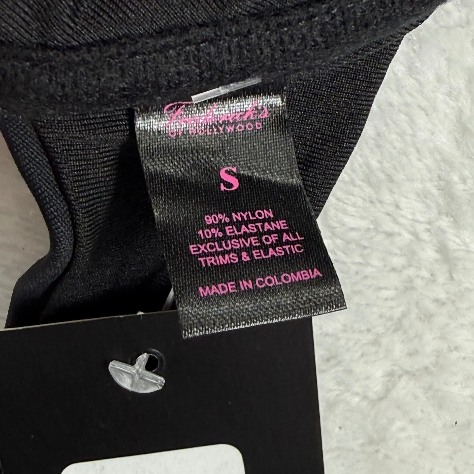 Fredericks of Hollywood Taormina One Shoulder Bikini Top Swimsuit Black S - Image 6