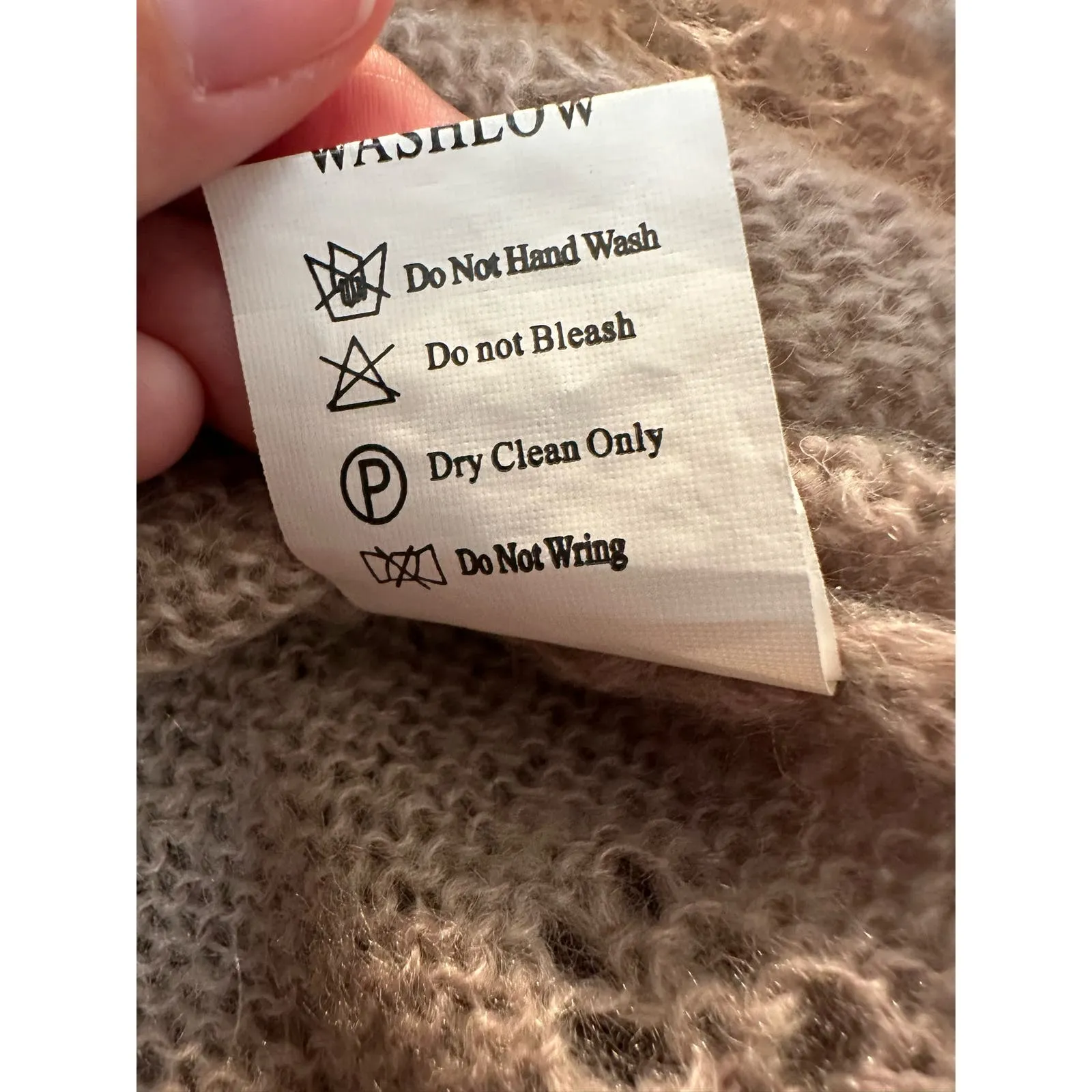 Max & Co Crochet floral appliqué Wool and Mohair Sweater Size 40 Brown - Image 9