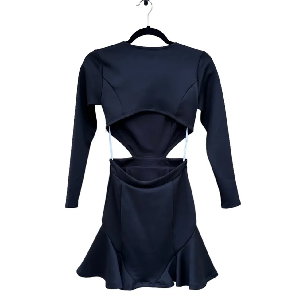 Lovers + Friends x Revolve Eternal Long Sleeve Dress Black Cut Out NWT - Image 2